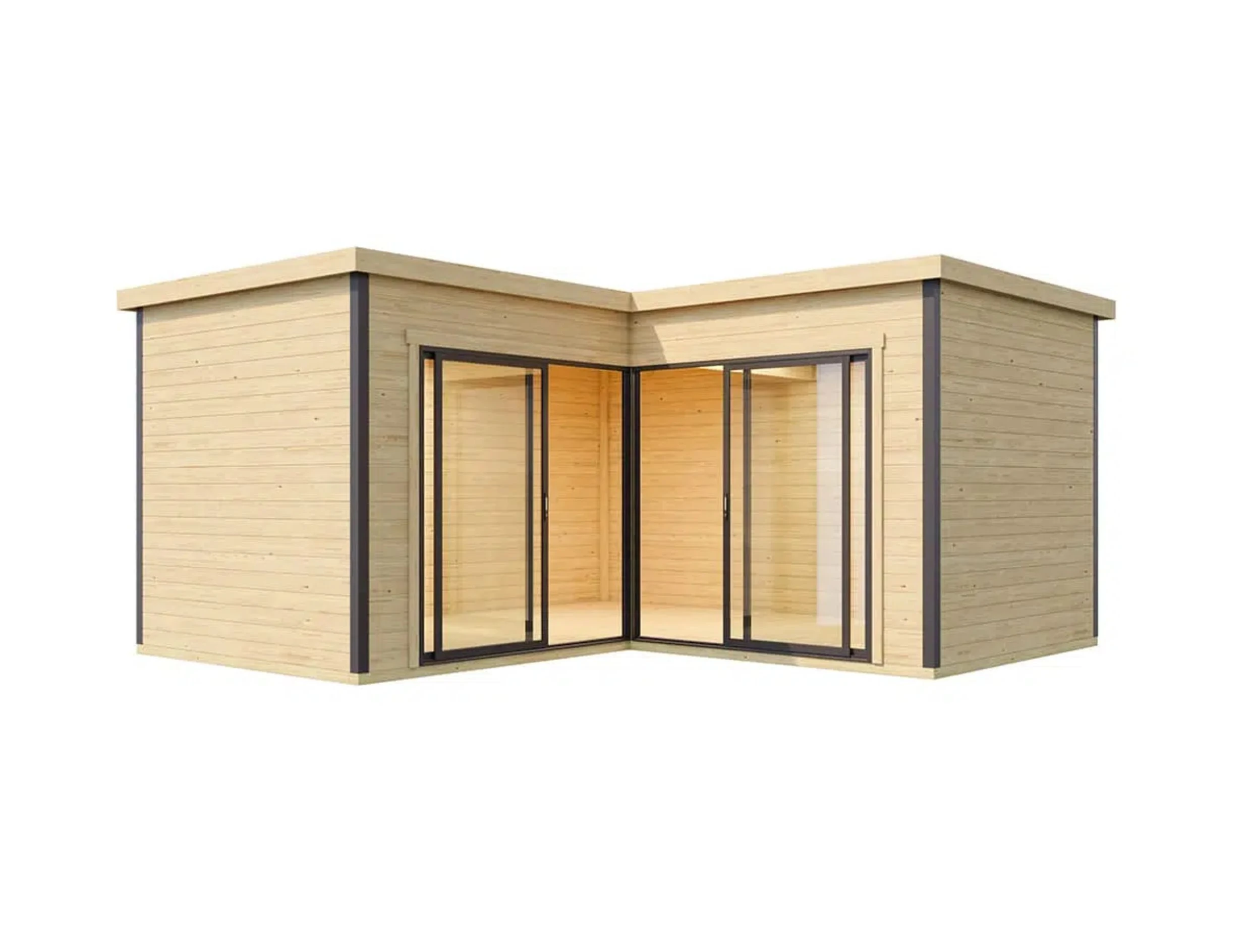 Tuinhuis Domeo 6 500 x 500 cm 44 mm Vuren - Afbeelding 3